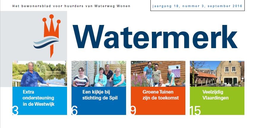Bewonersblad Watermerk Waterweg Wonen